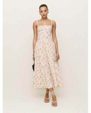 Reformation Katarin Linen Dress - Multicolor