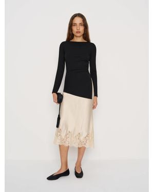 Reformation Margot Knit Top - Natural