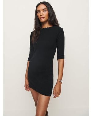 Reformation Baez Cashmere Mini Dress - Blue
