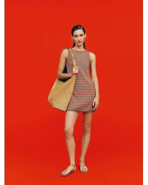 Reformation Oriana Sweater Tank Top Dress - Red