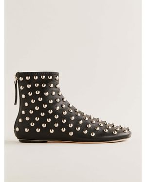 Reformation Payton Stretch Bootie - Black