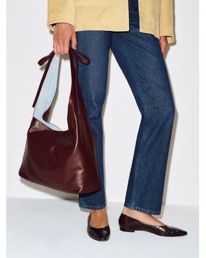 Reformation Medium Vittoria Tote Bag - Blue
