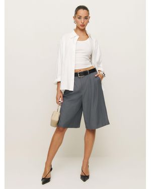 Reformation Drew Low Rise Short - Grey