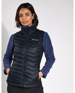 Columbia Women's Powder Pass Ii Hybrid Puffer Gilet - Blue
