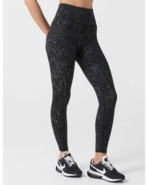 Lilybod Women's Savana Reflective Print legging - Blue
