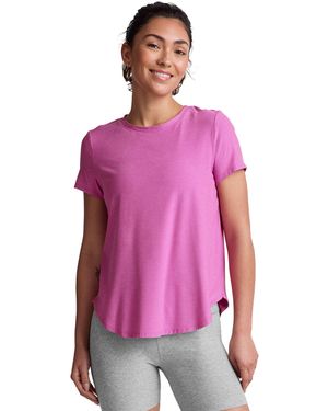 Beyond Yoga Women's Featherweight On The Down Low Tee - Purple