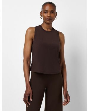 Sweaty Betty Women's Soft Flow Studio Twist Back Vest - Brown