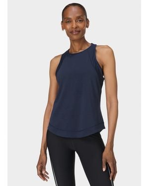 Sweaty Betty Women's Breathe Easy Mesh Run Vest Top - Blue
