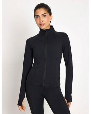 Lilybod Women's Zuri Contoured Zip Thru Top - Blue