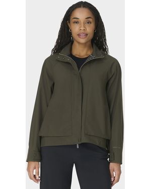 Sweaty Betty Women's Motion Waterproof Cropped Parka - Green