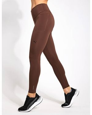 PUMA Cloudspun High Waisted Full-length Tights - Brown