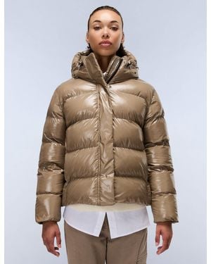 Napapijri Women's Glane Mirror Puffer Jacket - Brown