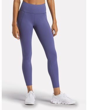 Reebok Women's Lux High Waisted leggings - Blue