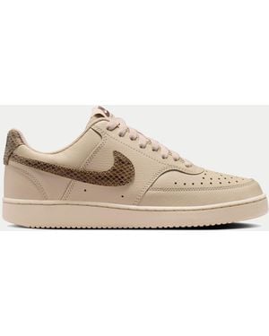 Nike Women's Court Vision Low Premium Shoes - Natural