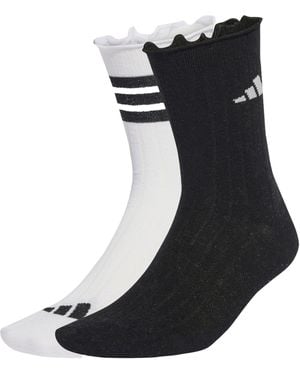 adidas Women's Glow Sock 2 Pack - Black