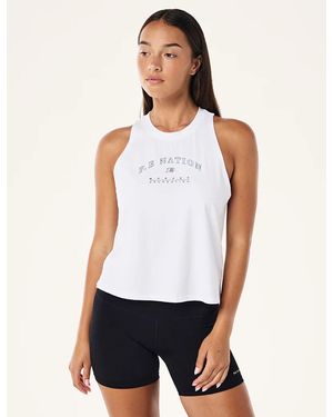 P.E Nation Women's Passenger Tank - White