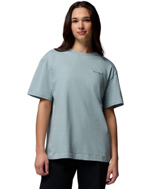 Columbia Women's Rolling Bend Graphic Oversized T-shirt - Blue