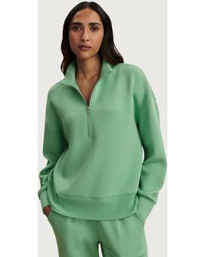 Varley Women's Mavis Mock Neck Sweat - Green