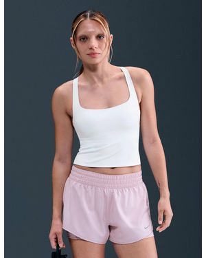 Nike Women's Zenvy Light Support Sports Bra Tank - Blue