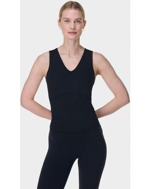 Sweaty Betty Women's Gaia V-neck Tank - Blue