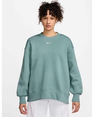 Nike Women's Sportswear Phoenix Fleece Oversized Sweatshirt - Green