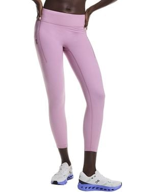 On Shoes Women's Performance Tights 7/8 - Purple