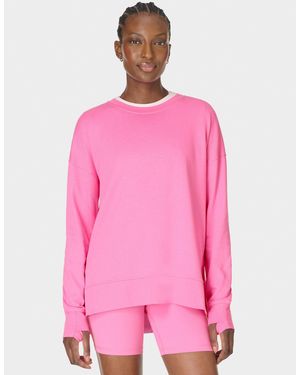 Sweaty Betty Women's After Class Longline Sweatshirt - Pink