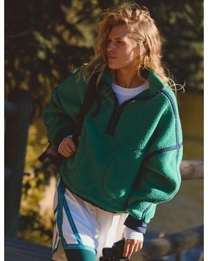 Fp Movement Women's Mountain High 1/2 Zip Fleece - Green