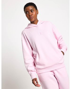 adidas Women's All Szn French Terry Loose Hoodie - Pink