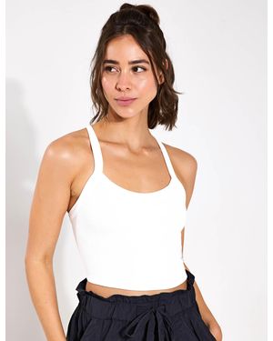 Fp Movement Women's All Clear Cami Solid - White