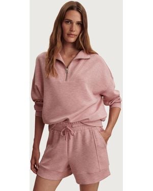 Varley Women's Hawley Half Zip Sweat - Pink