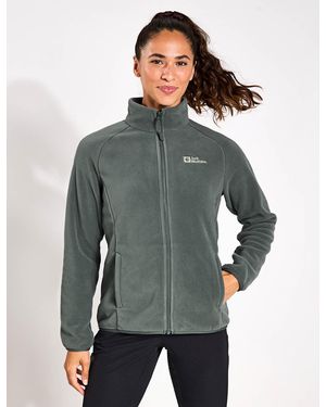 Jack Wolfskin Women's Moonrise Full Zip Fleece - Grey