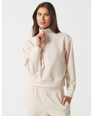 Lilybod Women's Oxford Zip Sweat - Natural