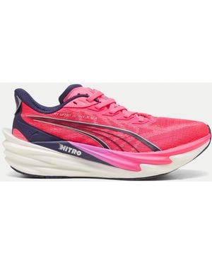 PUMA X Hyrox Women's Deviate Nitro 4 Running Shoes - Pink