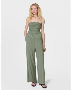Sweaty Betty Women's Modal Wide Leg Jumpsuit - Green