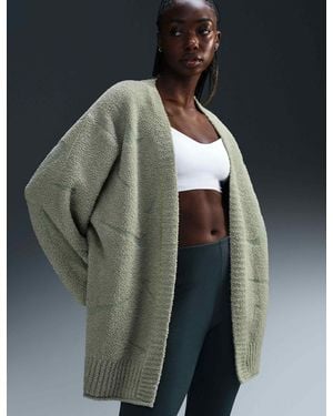 Nike Sportswear Phoenix Cosy Bouclã Oversized Knit Cardigan - Green