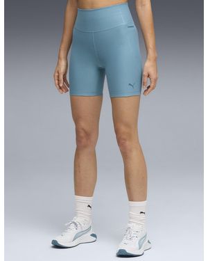 PUMA Women's Cloudspun 6" Short Tights - Blue