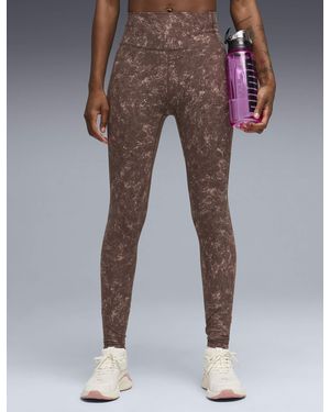 PUMA Women's Cloudspun Printed Tights - Brown