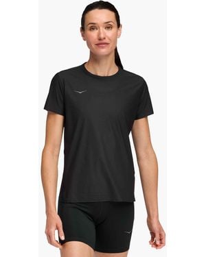 Hoka One One Women's Airolite Short Sleeve 2.0 - Black