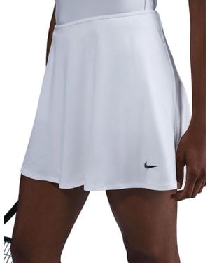 Nike Women's Victory Dri-fit Flouncy Tennis Skirt - White
