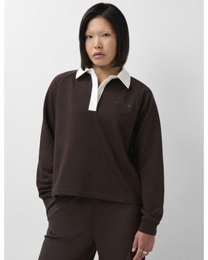 Sweaty Betty Women's Revive Rugby Sweatshirt - Black