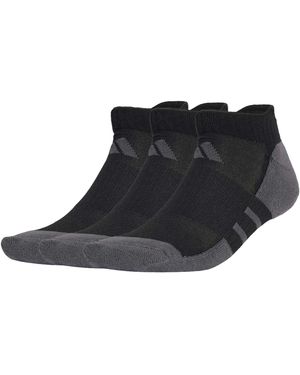 adidas Women's Essentials Climacool Low Cut Socks 3 Pairs - Black