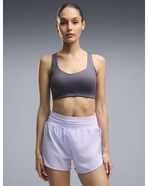 PUMA Women's Pwrmode High Support Sports Bra - Purple