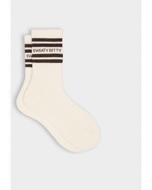 Sweaty Betty Women's Varsity Slogan Socks - White
