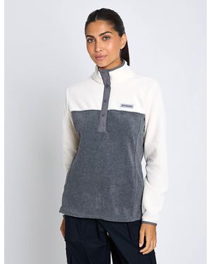 Columbia Women's Benton Springs Half Snap Pullover - White