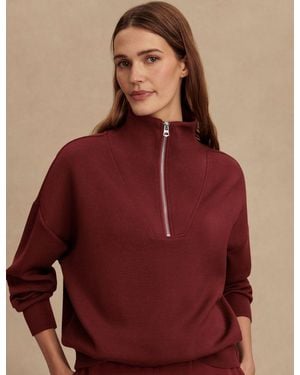 Varley Women's Hawley Half Zip Sweat - Red