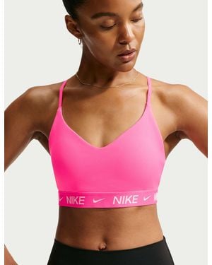 Nike Women's Indy Light Support Sports Bra - Pink