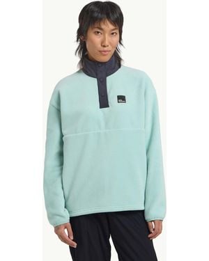 Jack Wolfskin Women's Sumetro Half Zip Fleece - Green