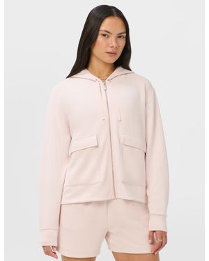 Sweaty Betty Women's Sand Wash Crop Hoodie - Pink