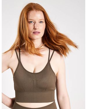 Born Women's India Light Support Sports Bra - Brown